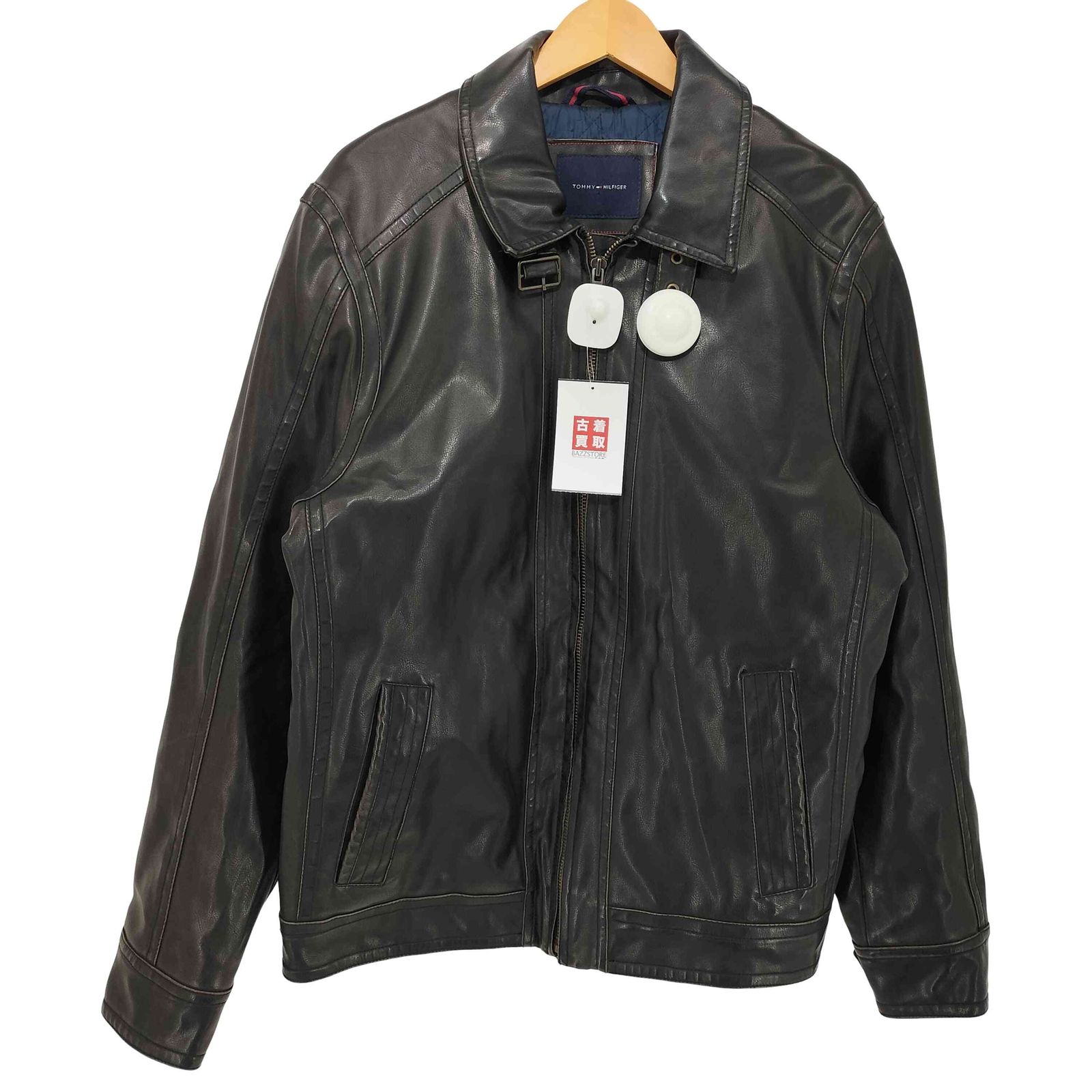   トミーヒルフィガー レザージャケット トミーヒルフィガー TOMMY HILFIGER ジップアップ レザー