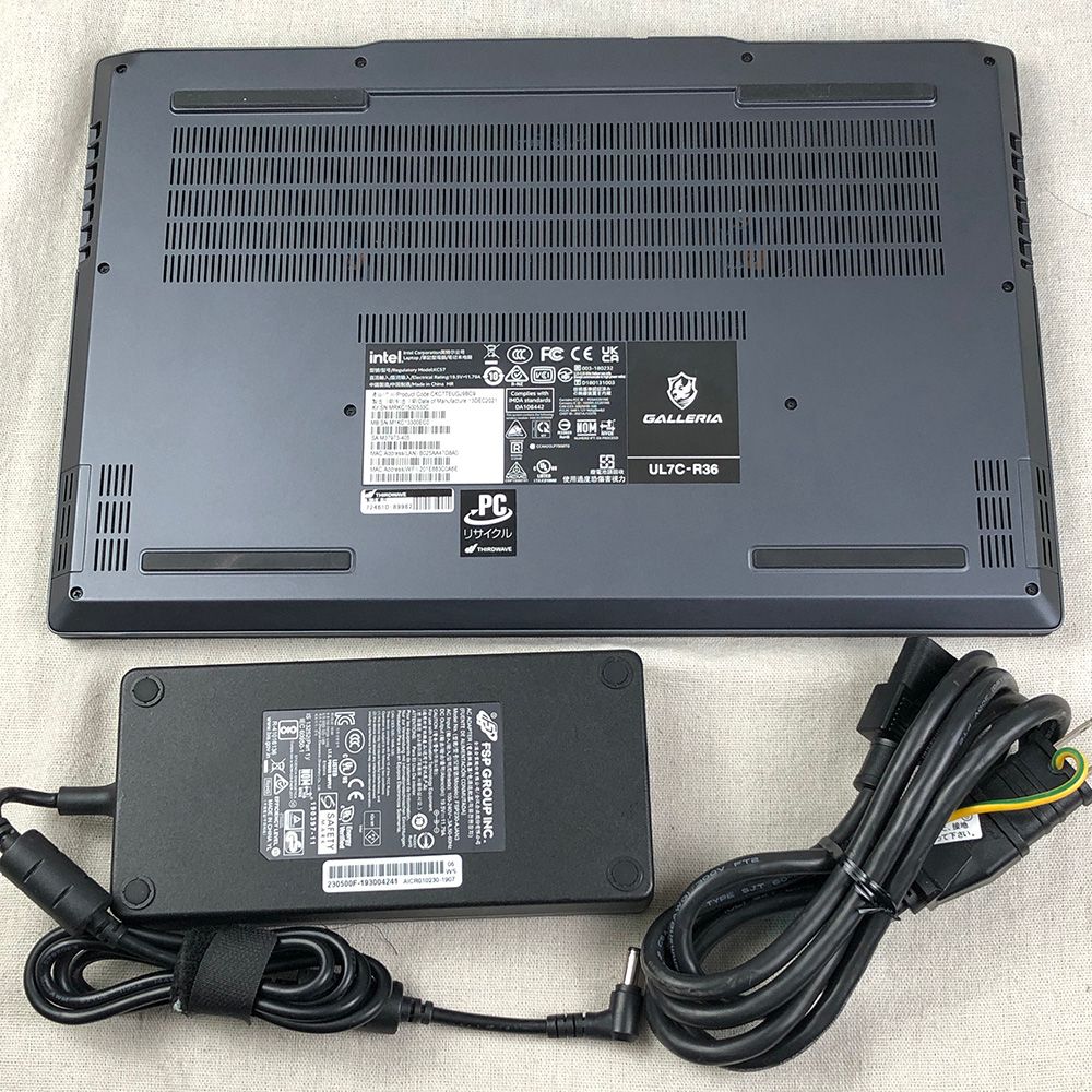 ジャンク GALLERIA UL7C-R36 ゲーミングノートPC - メルカリ