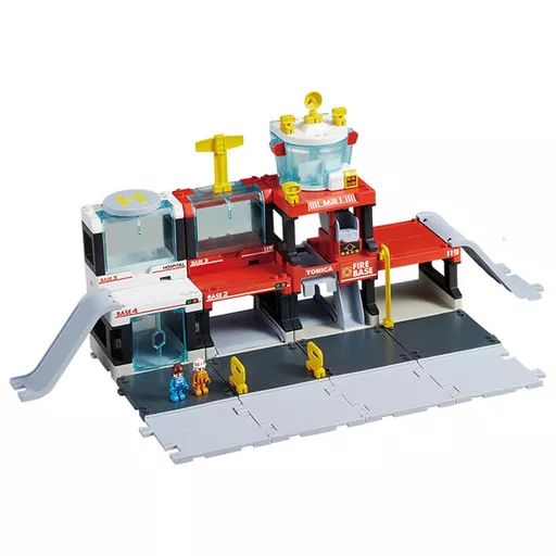 トミカタウン トミカ レスキューベース 出動! 消火! タカラトミー まちクリエイター - トミカワールド TAKARATOMY ヨドバシ.com ミニカー レスキュー 車 出動！ タカラトミー｜TAKARA
