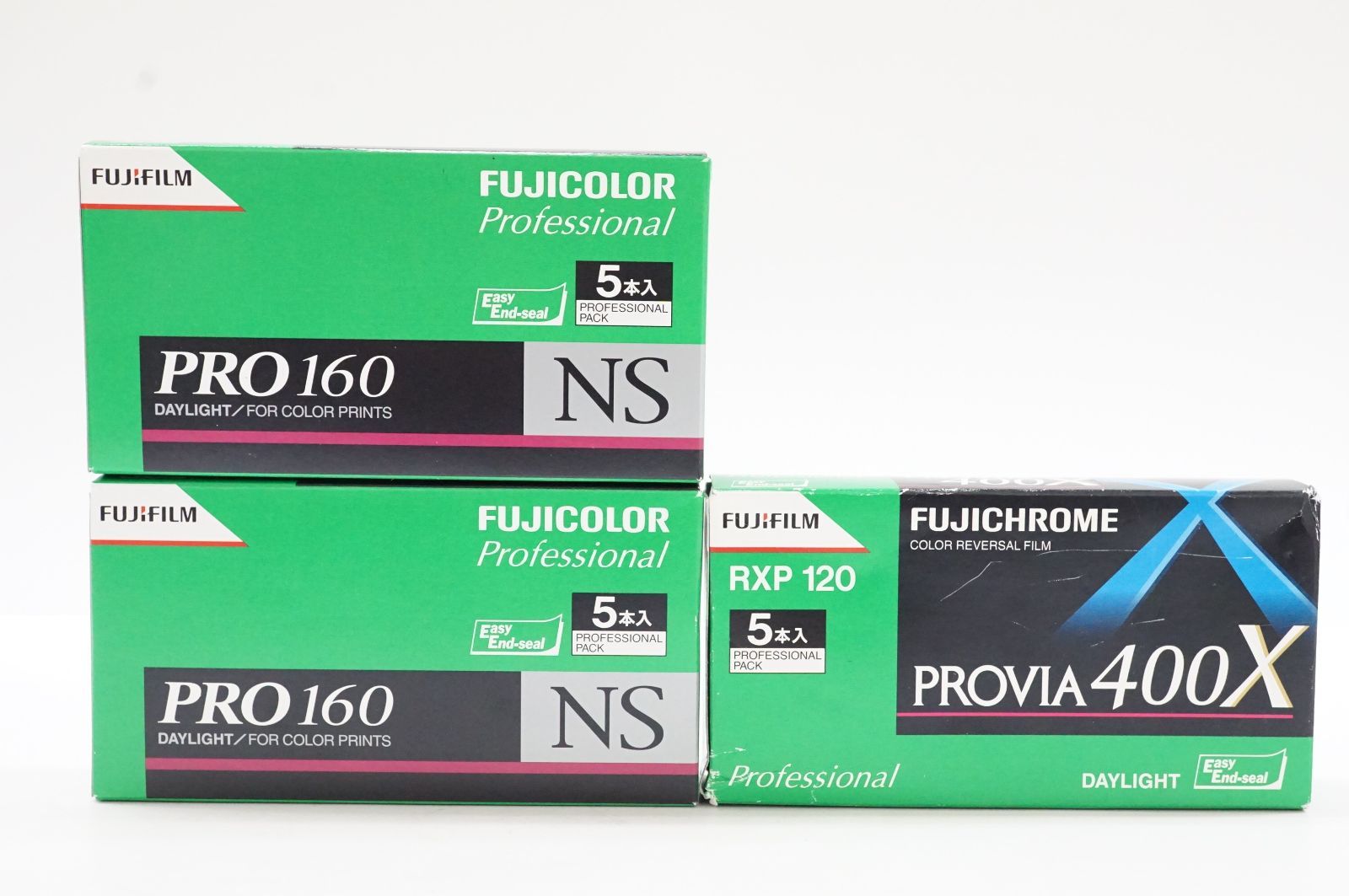 C121900 期限切れ UJICOLOR PRO160 NS 120 2箱5本入り| PROVIA 400X 120サイズ 1箱5本入り