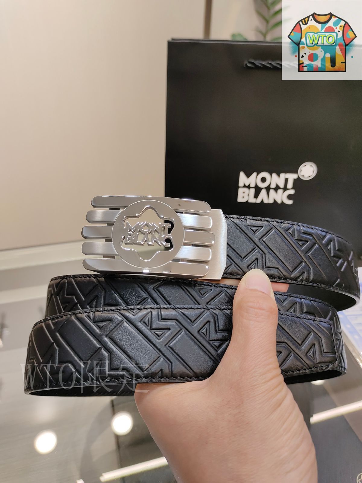 今日特価】Montblanc メンズオートベルト-2 - メルカリ