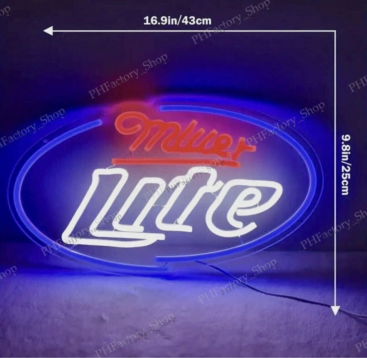 Miller Lite ミラーライト Miller Lite ミラーライト ビール ネオン