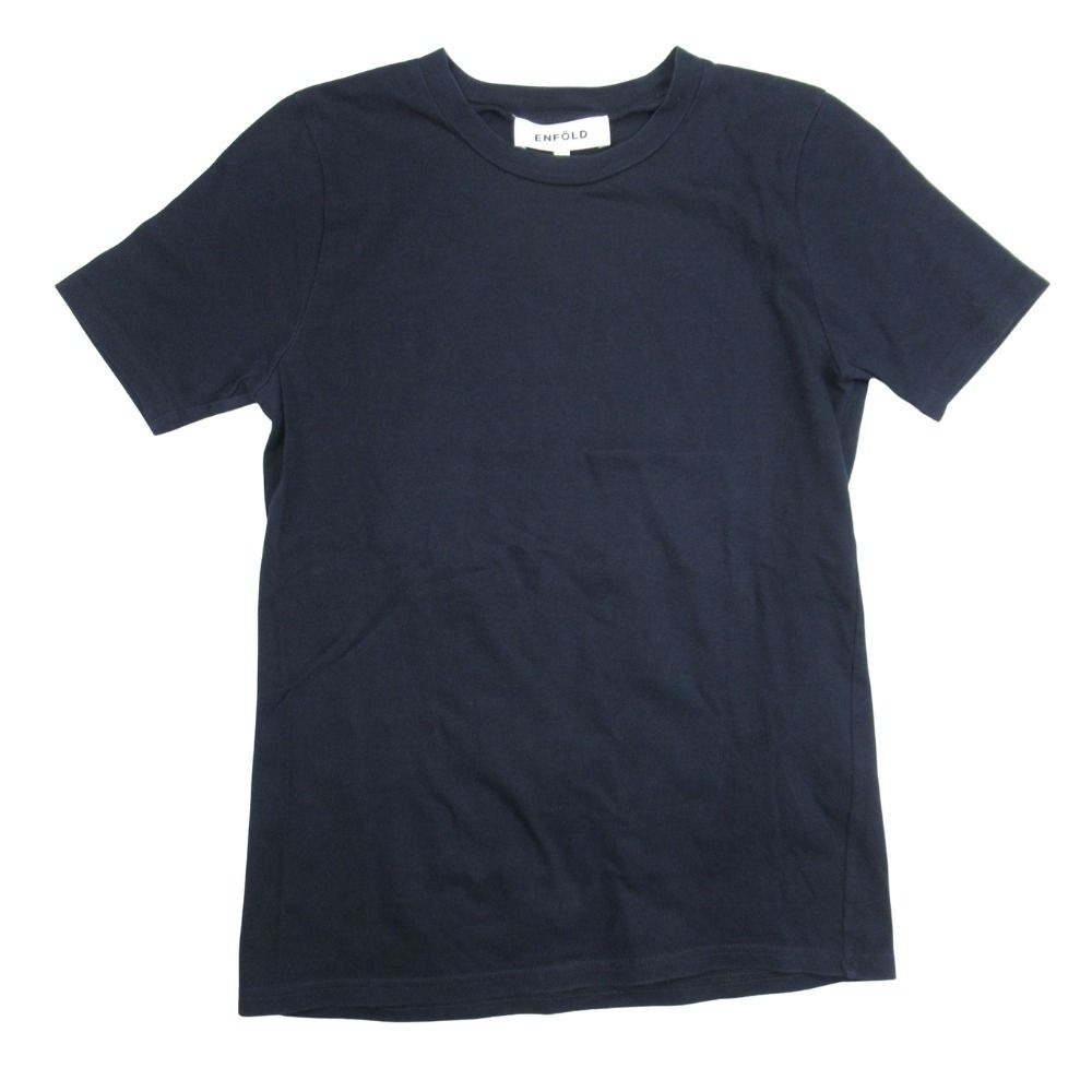 ENFOLD 半袖Tシャツ エンフォルド 半袖カットソー クルーネック 美品 ENFOLD エンフォルド Tシャツ クルーネック 半袖