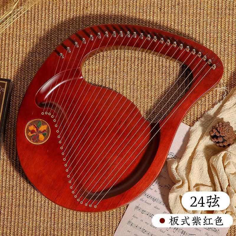 美しい音色♪ 膝の聖ハープ　木製ハープ 15弦 弦楽器
ご覧 美しい音色♪ 膝の聖ハープ 木製ハープ 15弦 弦楽器 ご覧 美しい