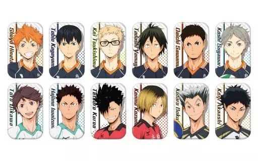 【中古】バッジ・ピンズ 全12種セット 「ハイキュー!! TO THE TOP トレーディングネームバッジ」