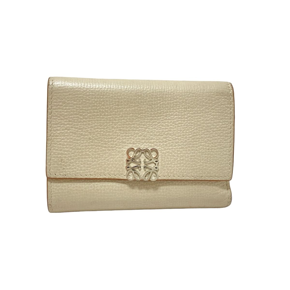 LOEWE(ロエベ) 3つ折り財布 アナグラム バーティカル ウォレット