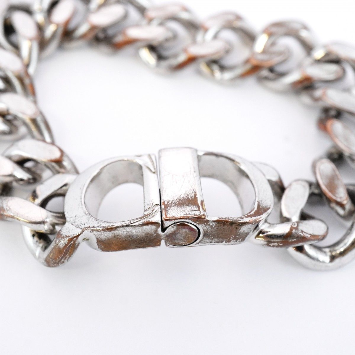 クリスチャンディオール ブレスレット キューブ CDロゴ シルバー