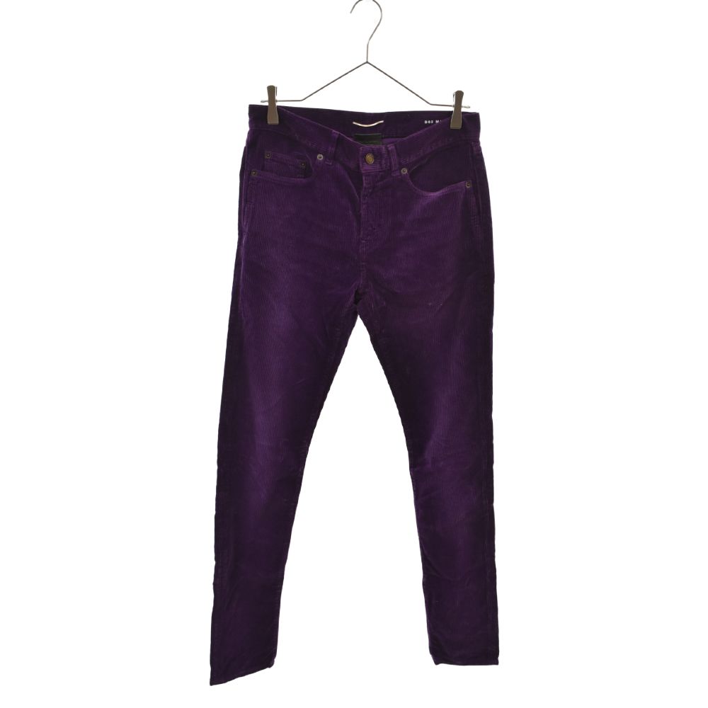 SAINT LAURENT サンローラン 18AWコーデュロイパンツ29 紫 SAINT LAURENT サンローラン 18AWコーデュロイパンツ29 紫