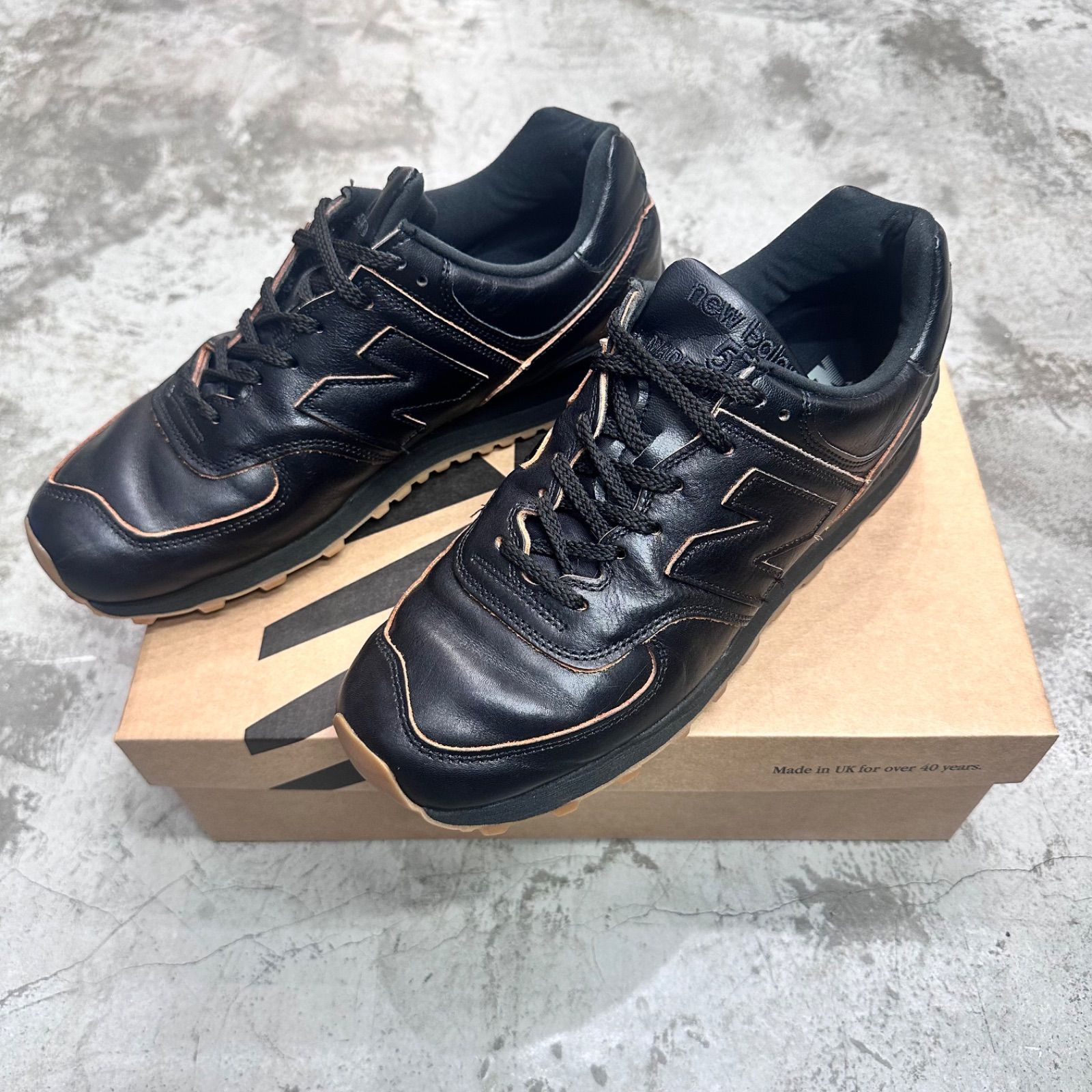 New Balance 576 Made in UK ローカットスニーカー レザーシューズ 