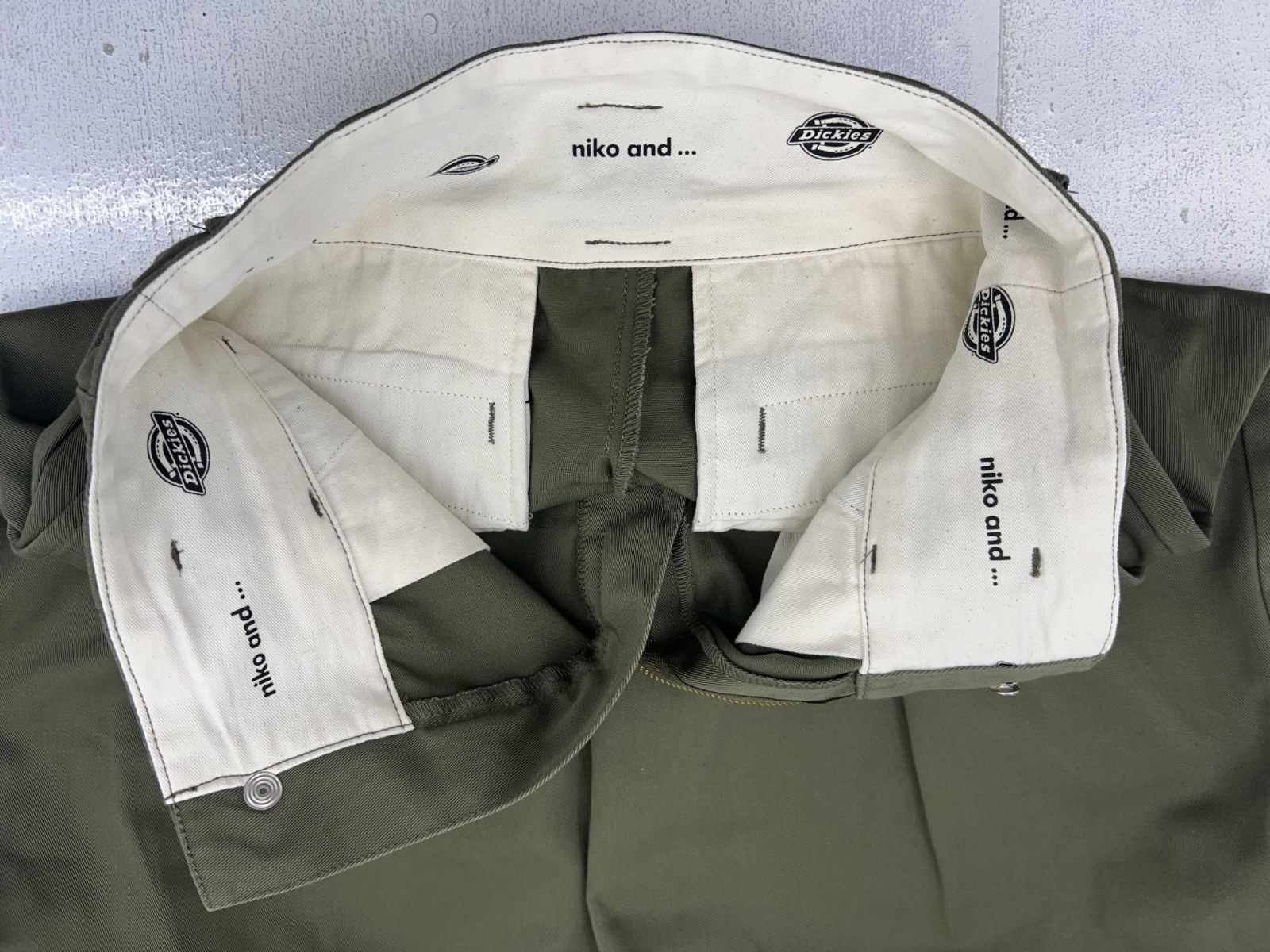 nikoand dickiesコラボ カバーオール、ペインターパンツセットアップ