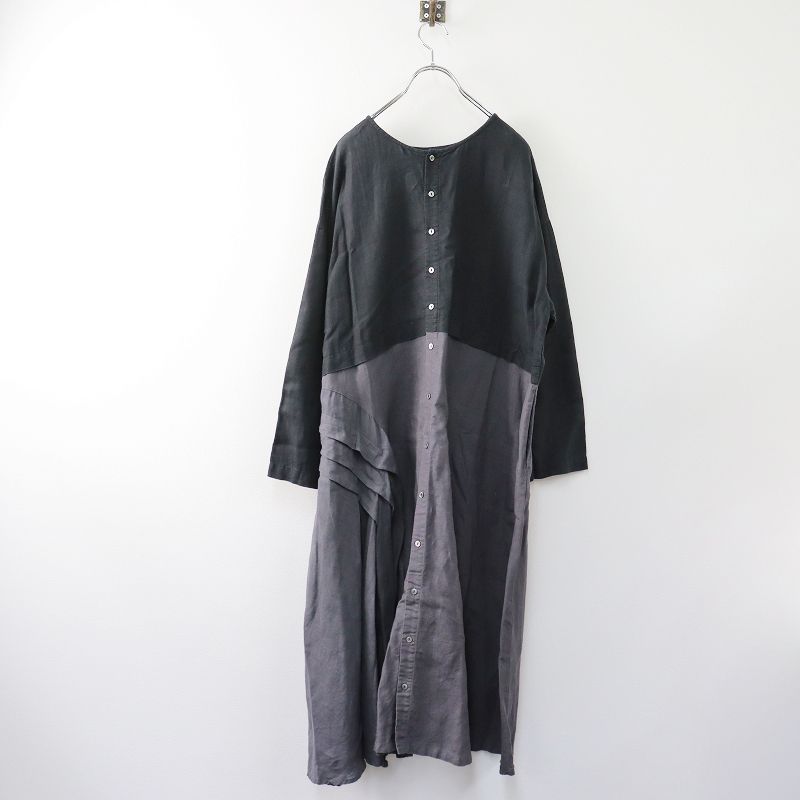 nest Robe ネストローブ リネンサイドタックワンピース##34 リネンサイドタック2wayワンピース｜nest Robe / CONFECT ONLINE
