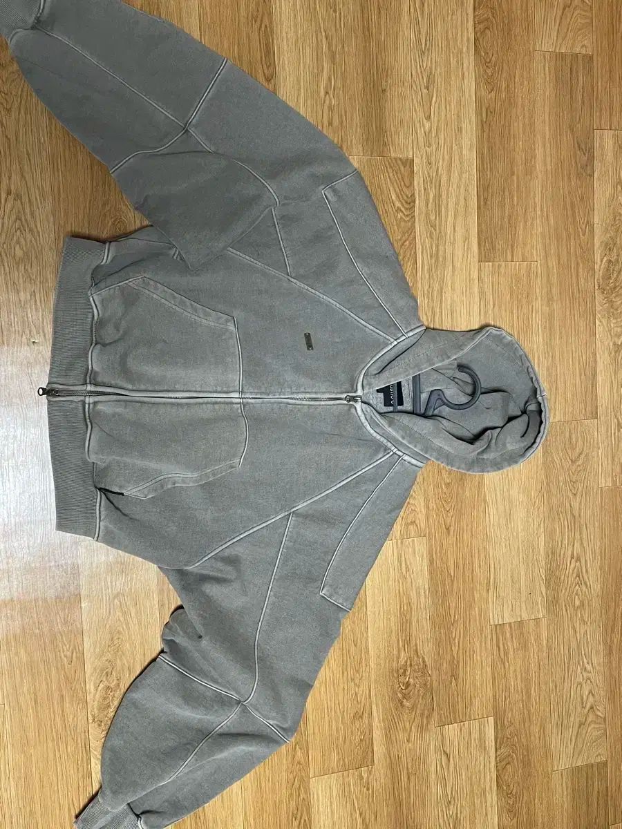 AJOBYAJO(アジョバイアジョ) フード付き ジップアップパーカー 4/18再入荷【AJOBYAJO】Vintage Pigment Zip-Up Hoodie | OUR