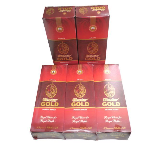 お香 マスターゴールド香 スティック 卸おまとめプライス5BOX(30箱) /ADARSH AROMATICS 　MASTER GOLD/ インド香