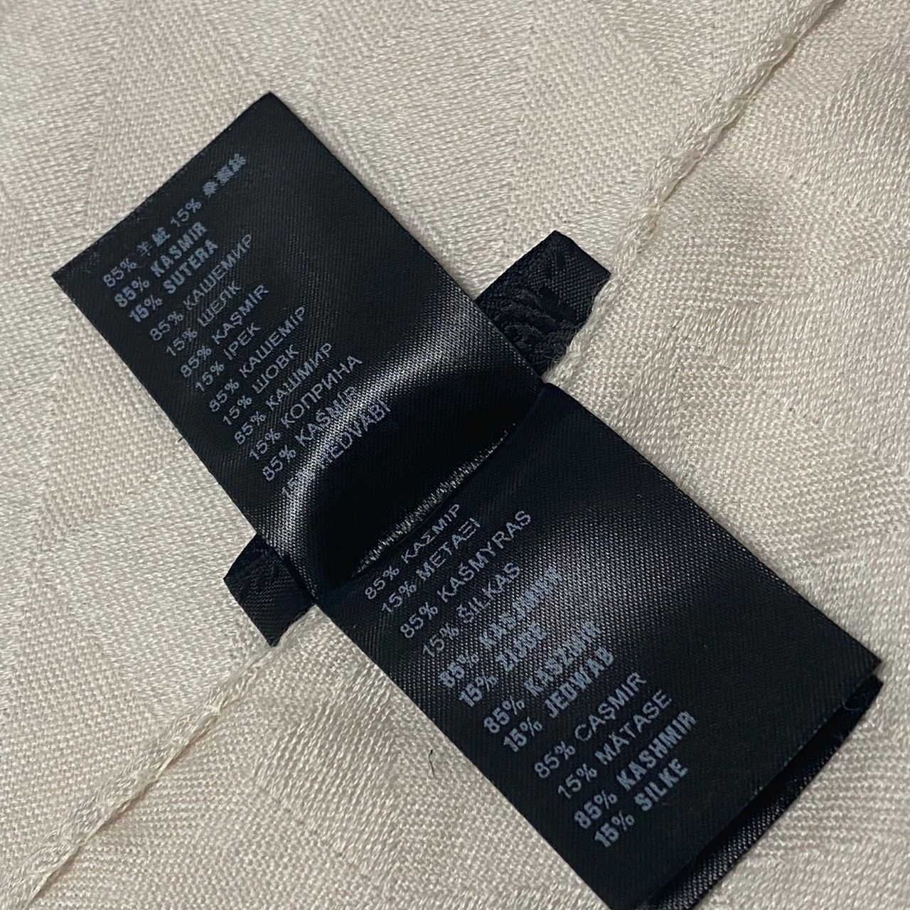 カシミヤ×シルク オフホワイト