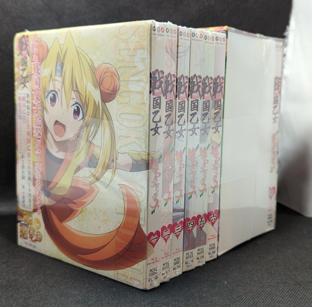 アニメBlu-ray 戦国乙女 桃色パラドックス 初回全7巻セット