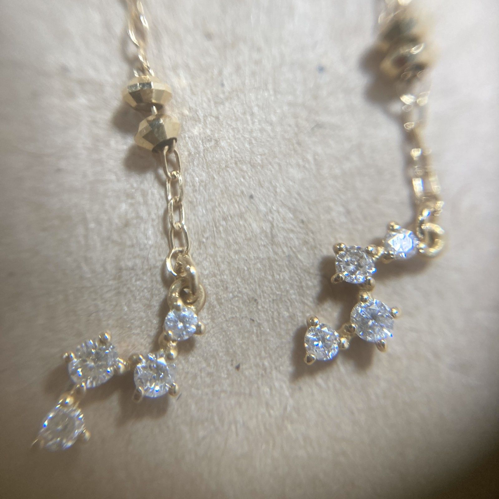 本店 日本 18K チェーンピアス 刻印あり 【公式通販】