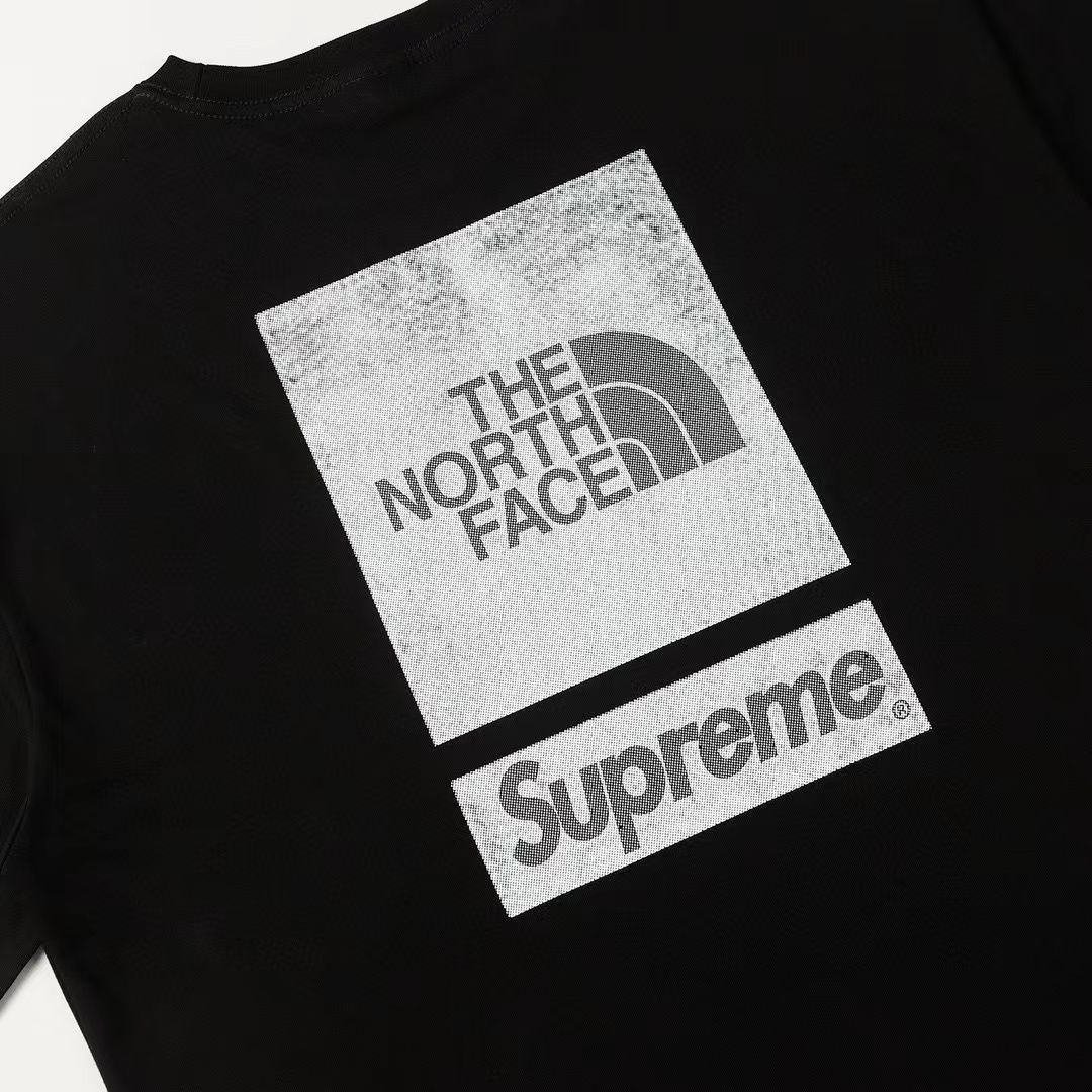 Supreme x The North Face Top BLACK 半袖Tシャツ ブラック - メルカリ