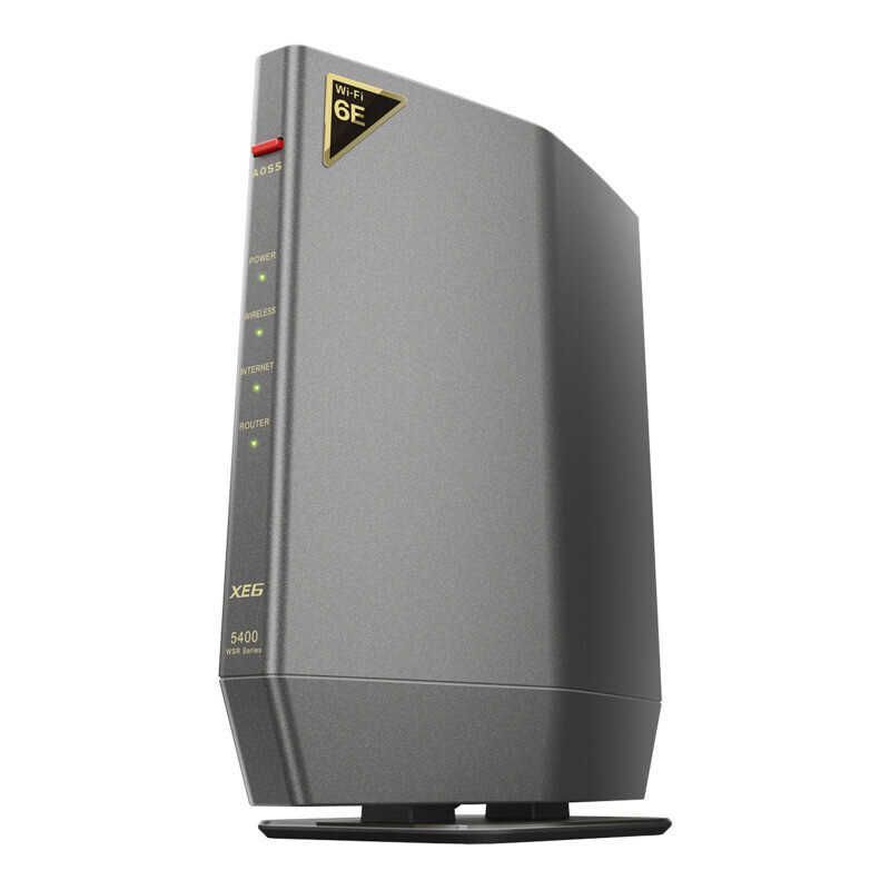(株)コジマ_【新品 未使用 未開梱】 BUFFALO　AirStation Wi-Fi 6E 対応トライバンドルーター チタニウムグレー ［Wi-Fi 6E(ax) /IPv6対応］　WSR-5400XE6