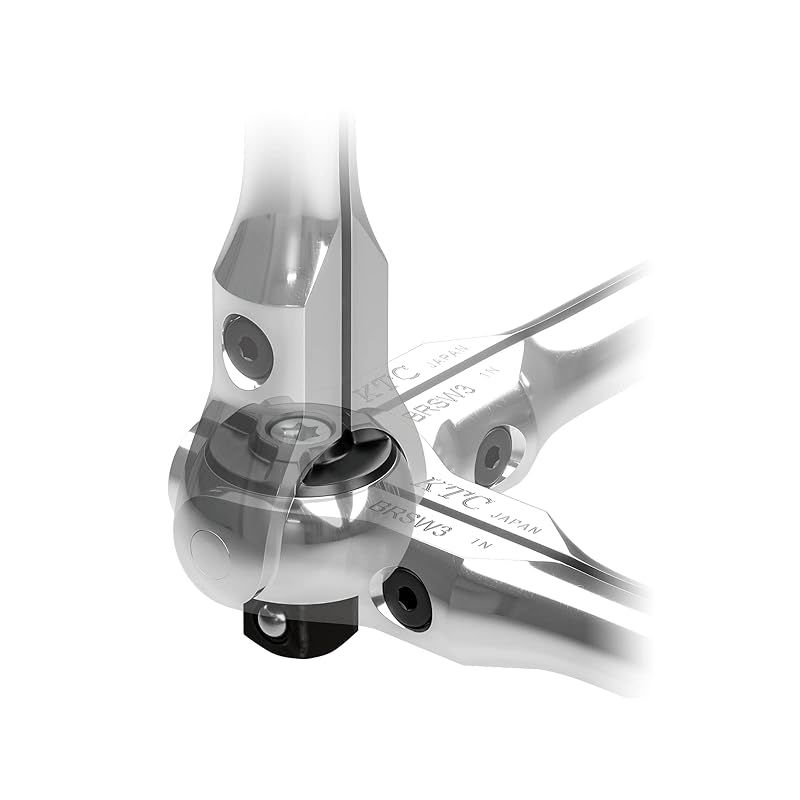 京都機械工具 KTC 9.5sq.スイベルラチェットハンドルBRSW3 シルバー 1 WWW_NOITHATQUANGTHANH_NET