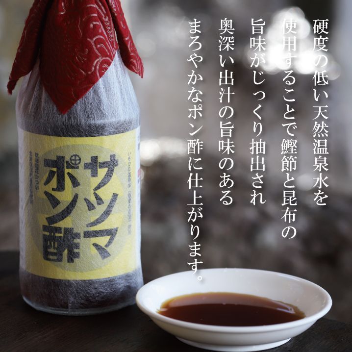 送料無料】サツマポン酢 300ml 9本セット 飲み干したくなるポン酢 薩摩