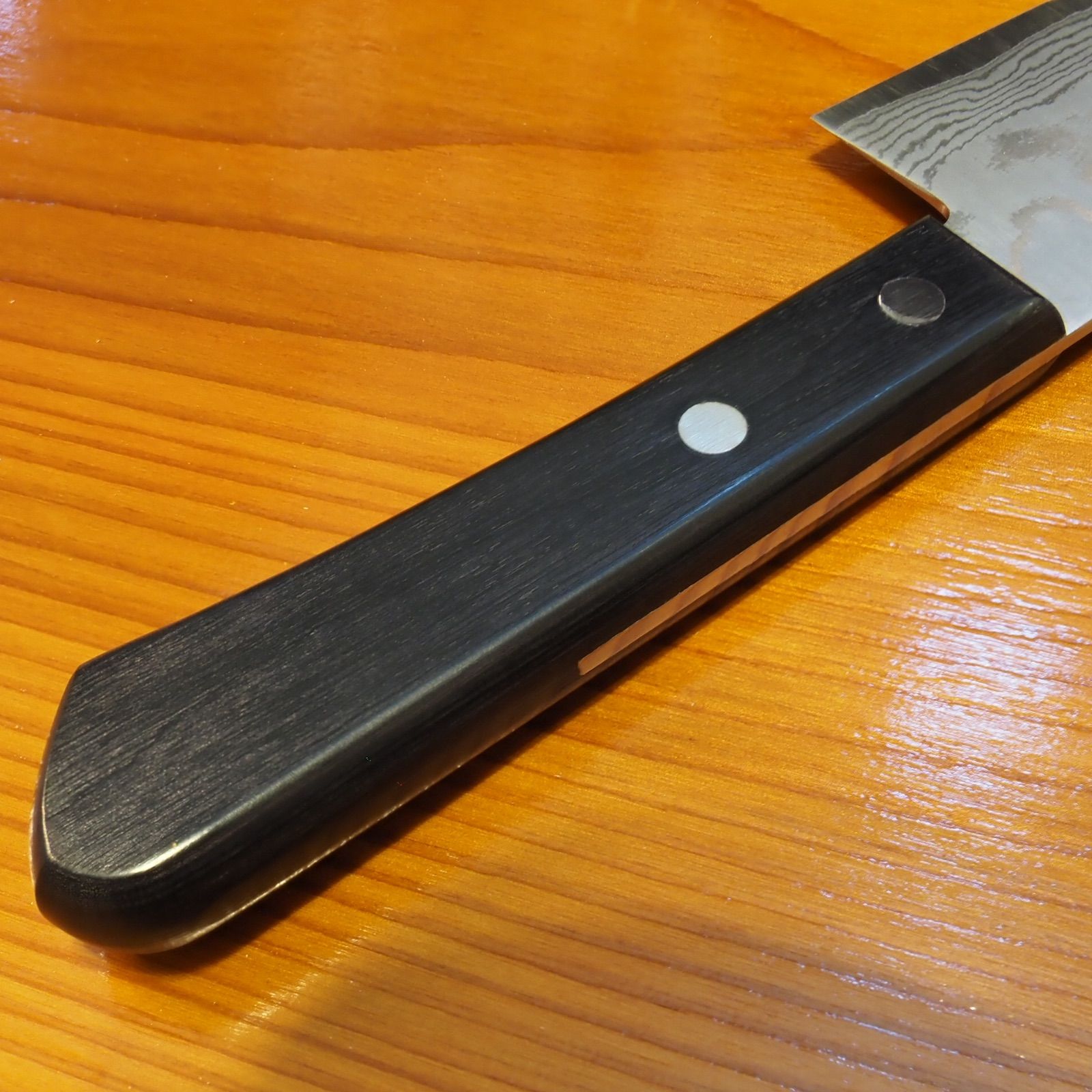 手作り VG10 三徳包丁　165mm 日本製　鍛冶屋直　包丁　キッチンナイフ　knife ステンレス