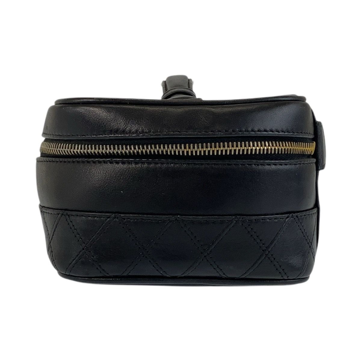 美品 CHANEL シャネル ビコローレ ブラック 黒 ゴールド金具  