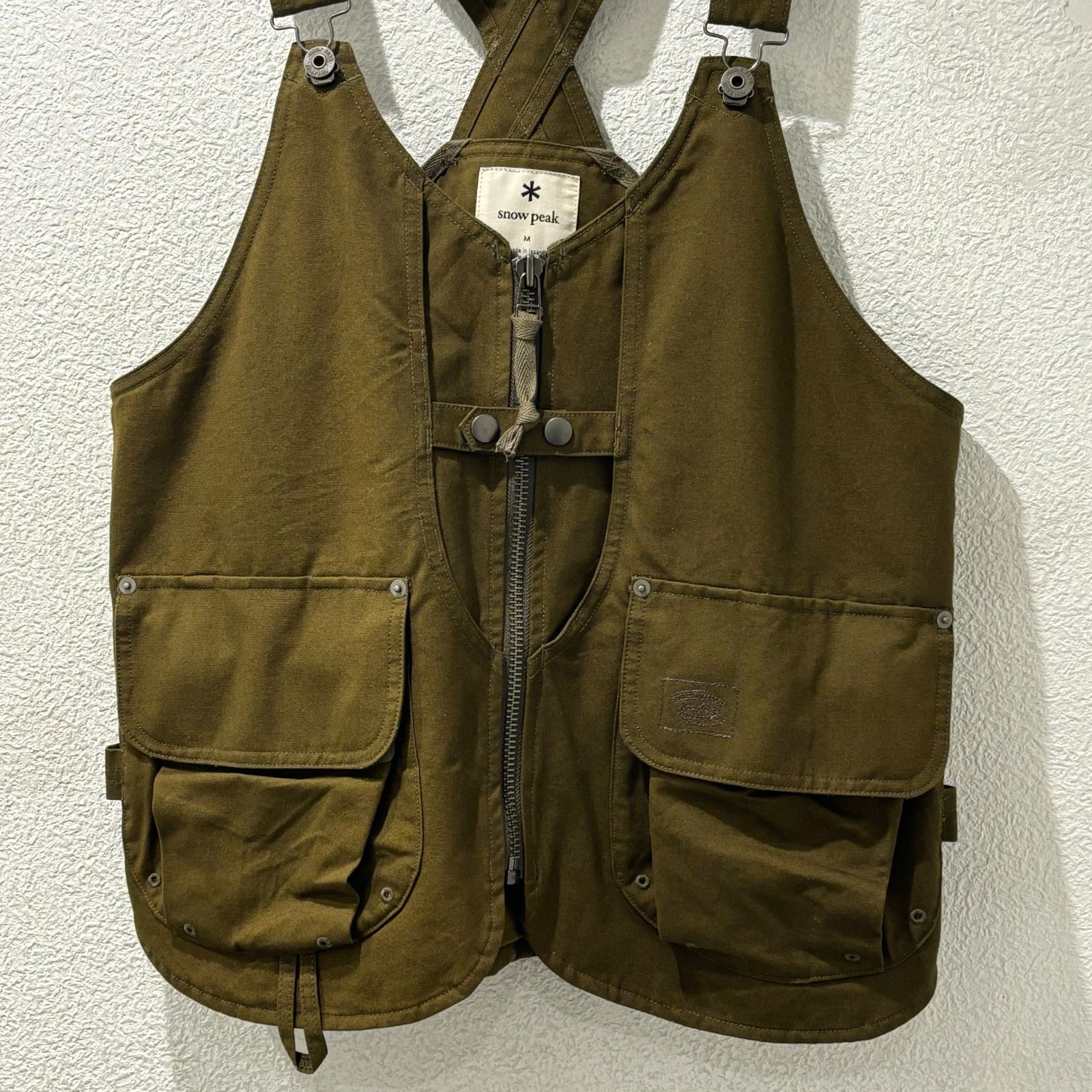 SNOW PEAK スノーピーク TAKIBI 焚火 Canvas Vest ベスト カーキ【表参道t】 - メルカリ