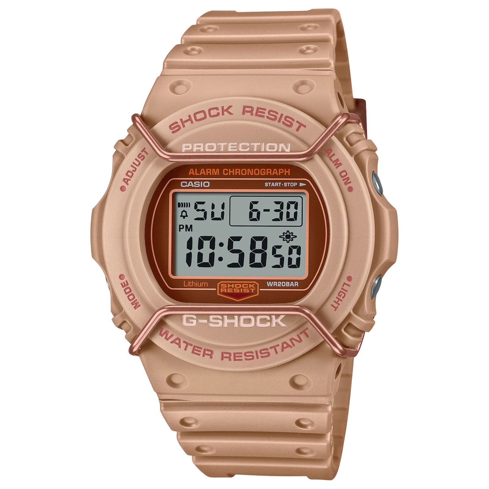 プロテクター付きジーショックCASIO G-SHOCK DW-5700PT-5JF