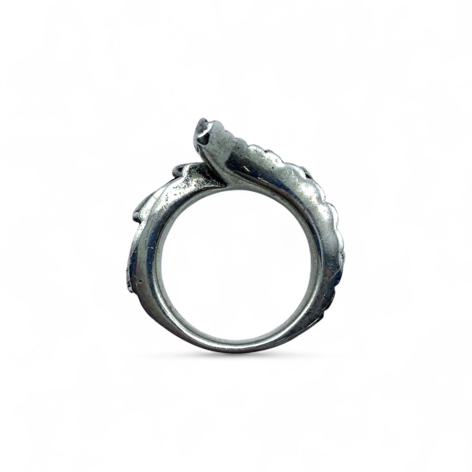 トカゲのしっぽ】リザード Silver 925 刻印 90s Vintage Ring シルバー