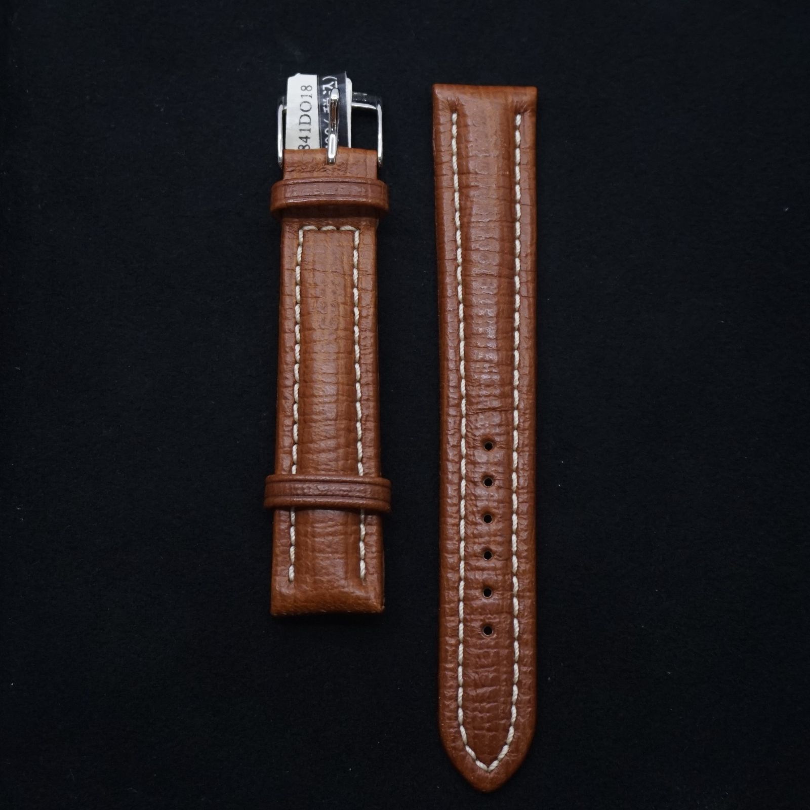 デッドストック品 モレラート MORELLATO CUOIO カーフ レザー ブラウン 18mm 時計バンド 時計ベルト バンド交換 人気 おしゃれ 25-M-380