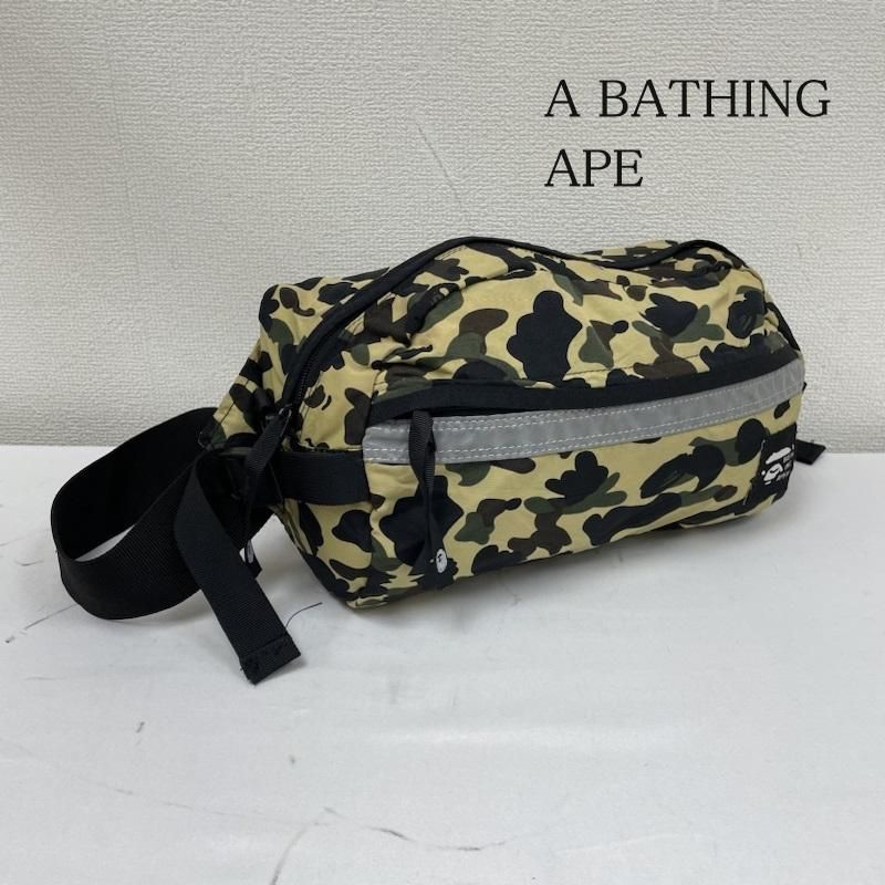 A BATHING APE アベイシングエイプ ボディバッグ カモフラ ウエスト ...