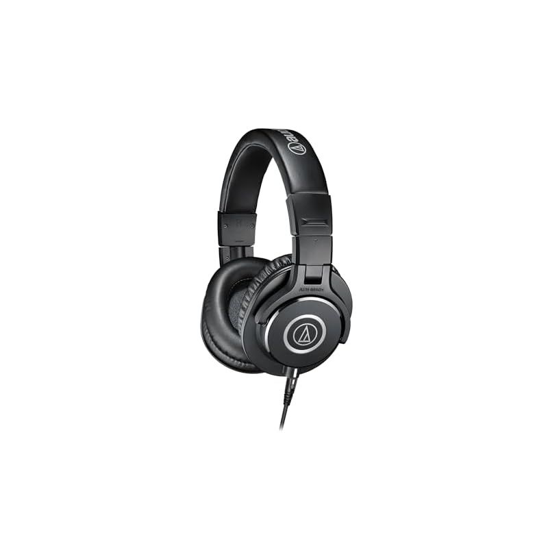 オーディオテクニカ ATH-M40x プロフェッショナルモニターヘッドホン ATH-M40x スタジオレコーディング|楽器練習|動画編集|ミキシング ブラック 0
