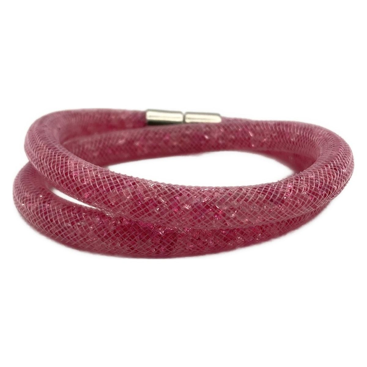 SWAROVSKI スワロフスキー ブレスレット スターダストダブルブレスレット ピンク×シルバー