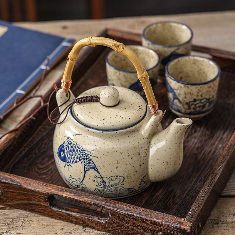 屋内用ブラウングラデーションポットティーメーカー お茶を 