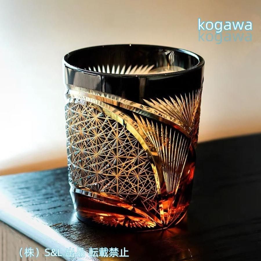 希少！ H&O グラス 切子 菊柄と鳥羽 高級グラス 冷酒杯 株式会社S＆L 手作りワイン