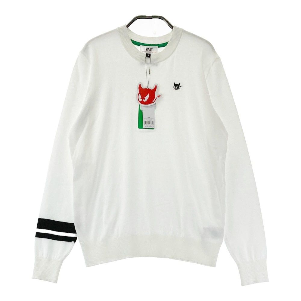 サイズ S WAAC ワック 072242762 ニット セーター ホワイト系 240101419482 ゴルフウェア レディース ストスト WWW_OLIVIERBERNSTEIN_COM