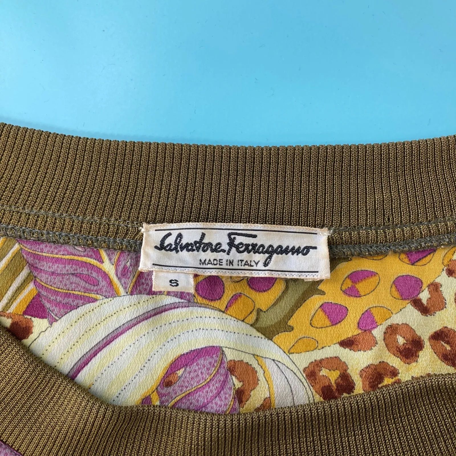 サルヴァトーレフェラガモ Salvatore Ferragamo カットソー トップス 