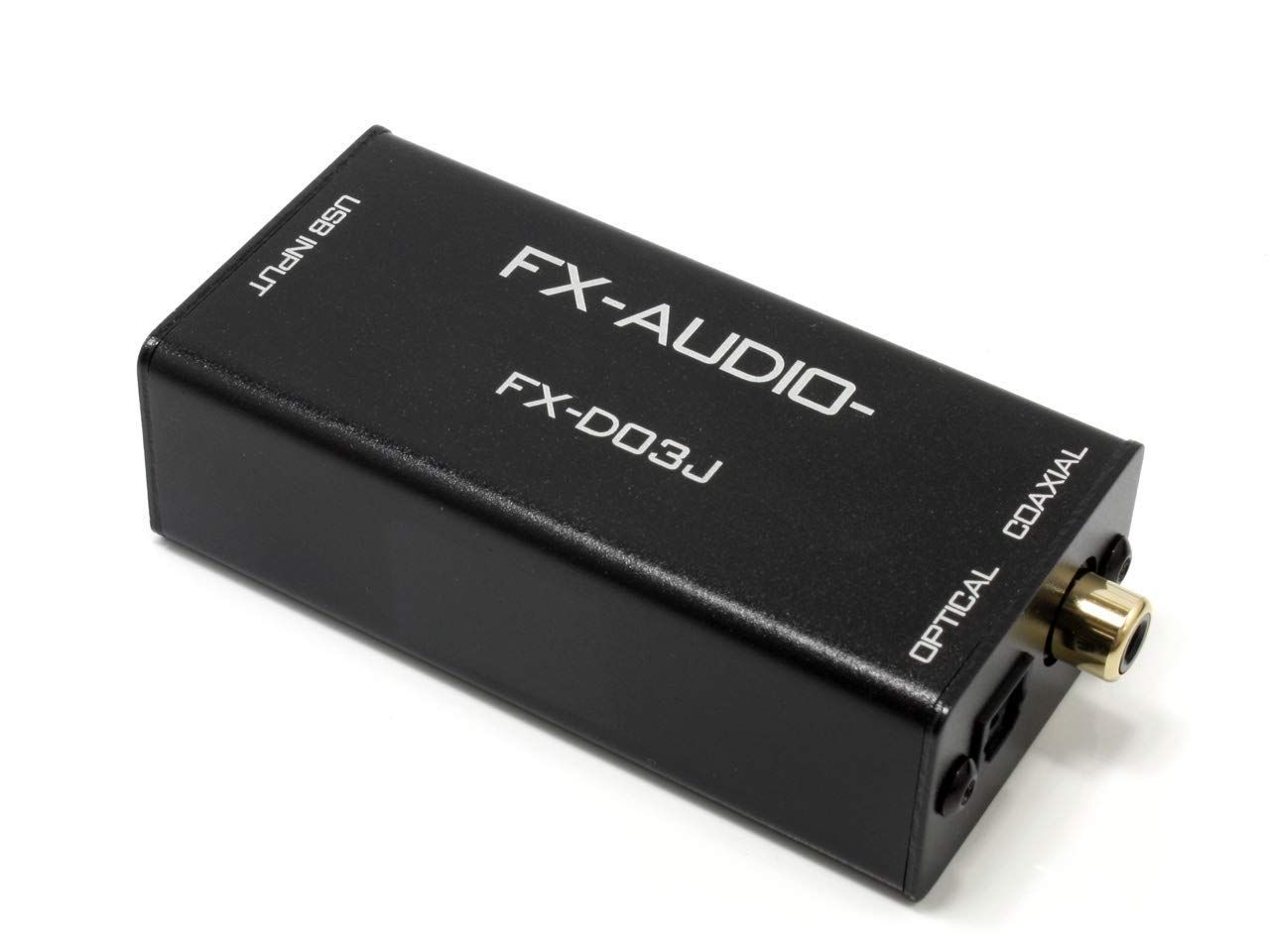 FX-AUDIO- FX-D03J USB バスパワー駆動DDC USB接続でOPTICAL・COAXIALデジタル出力を増設 ハイレゾ対応 光 オプティカル 同軸 6カ月製品
