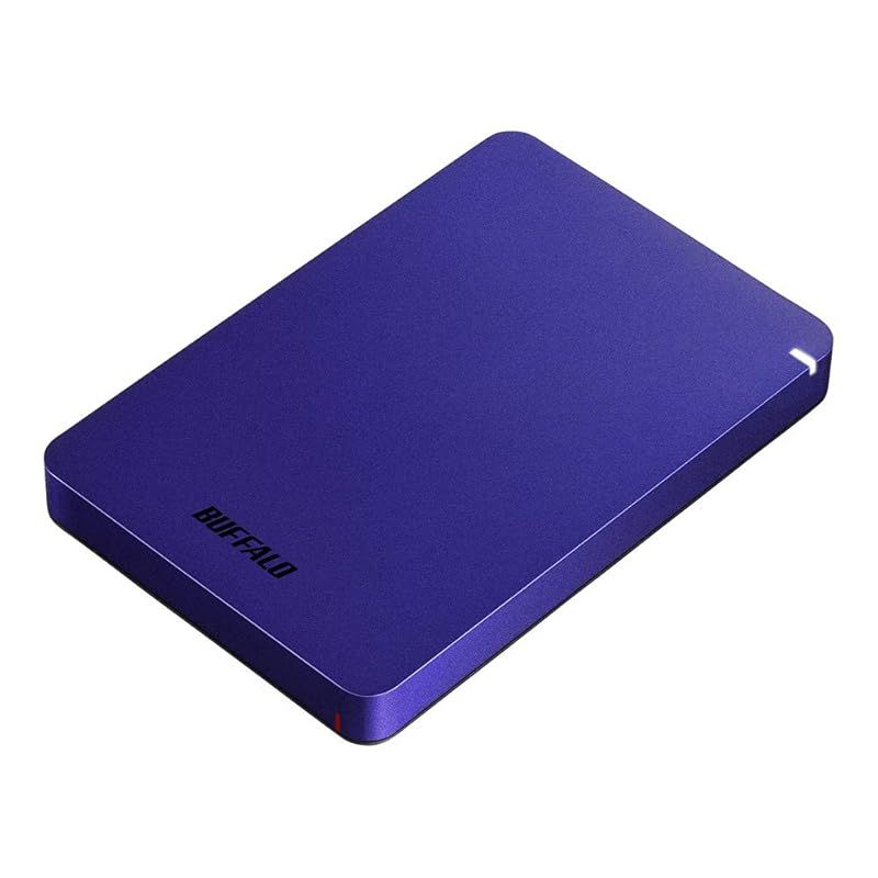 BUFFALO USB3.1 Gen.1 対応 耐衝撃ポータブルHDD 1TB ブルー HD-PGF1.0U3-BLA