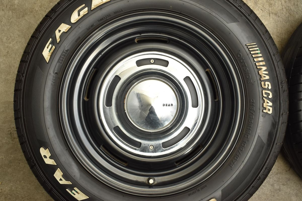 カスタム用に ディーン クロスカントリー 16in 7J 40 グッドイヤー イーグル ナスカー 215 65R16 ハイエース レジアスエース TRITUETUBI_COM