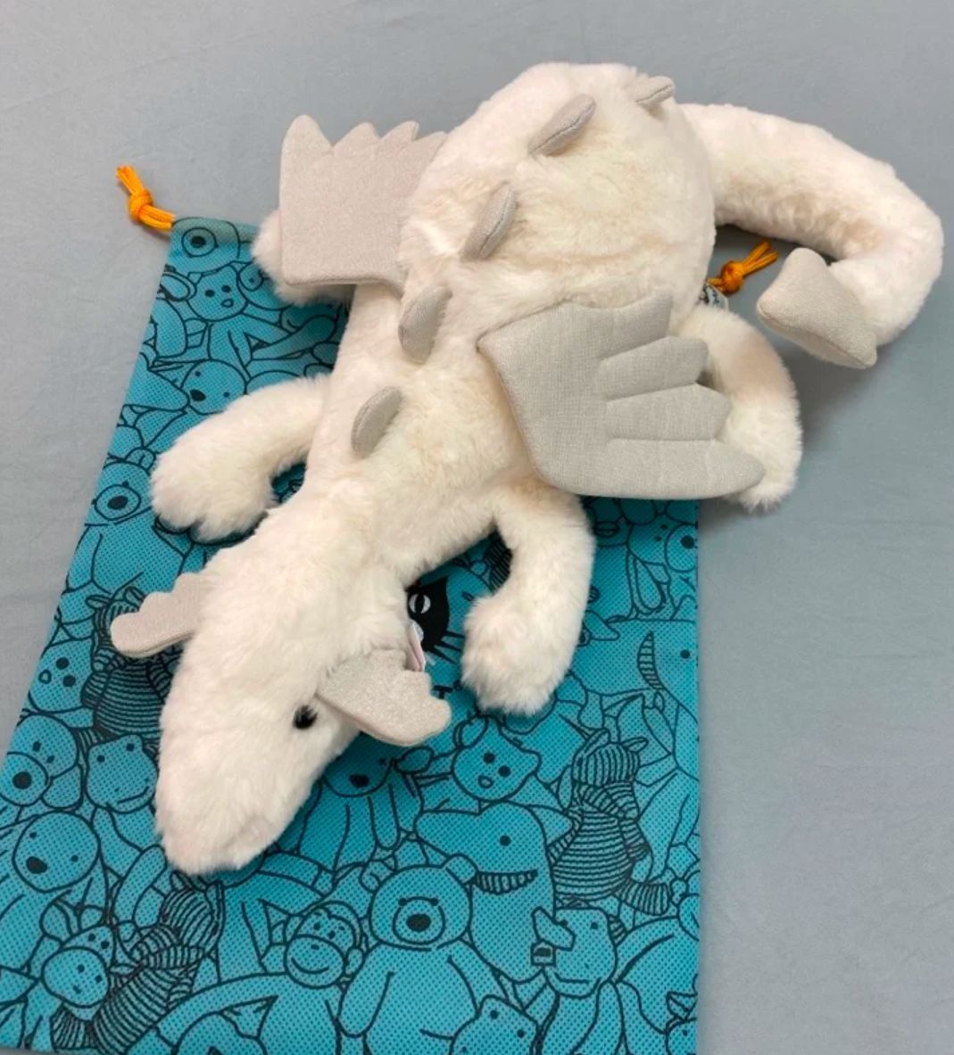 新品 ジェリーキャットスノードラゴン白ドラゴン 66cm HUGE L