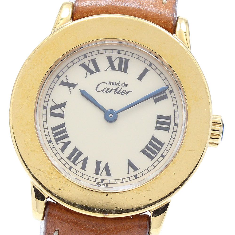 カルティエ CARTIER W1008743 マスト ロンド SM クォーツ レディース_892347