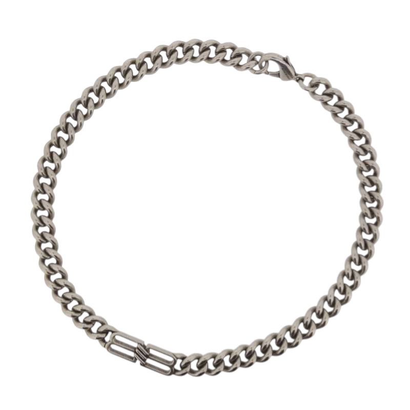 バレンシアガ balenciaga グルメット ネックレス シルバー M 【公式通販】