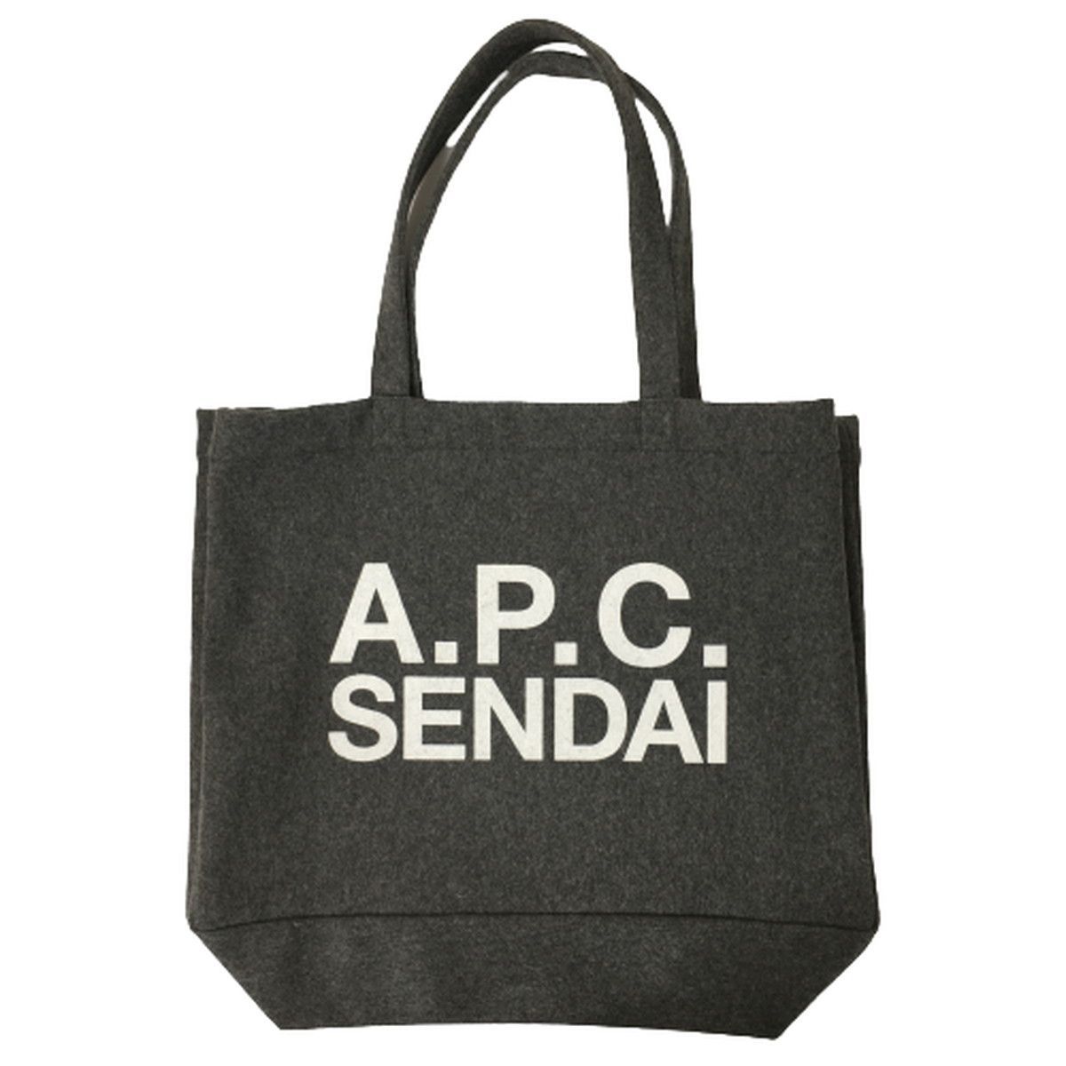 A.P.C. SENDAI トートバッグ フェルト生地 レターパックプラス