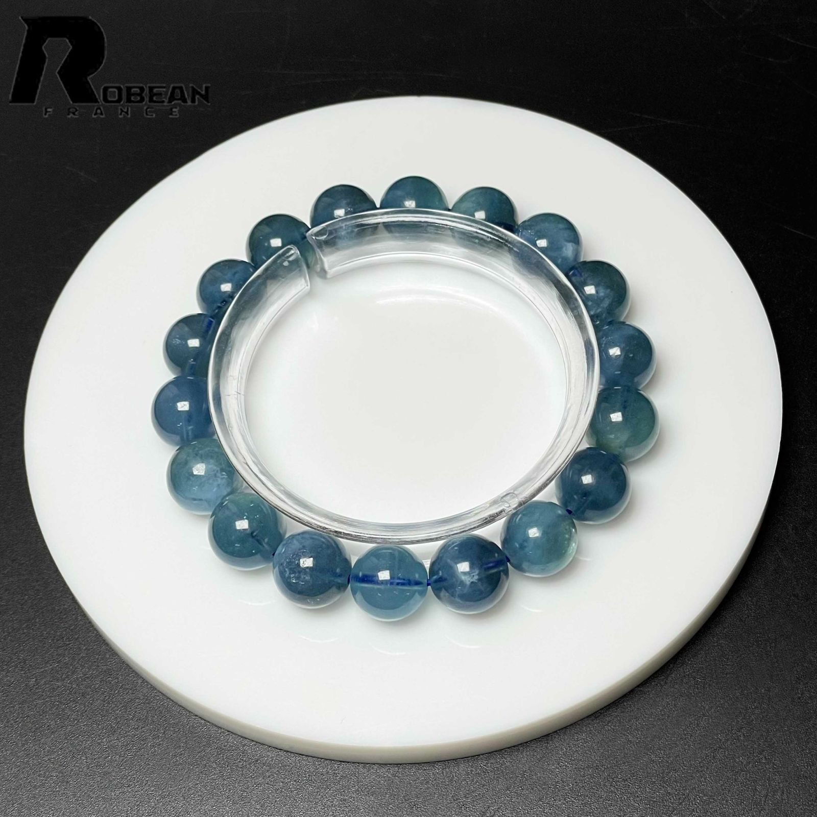 逸品 EU製 定価14万円☆ROBEAN・ブルーグリーンアクアマリン