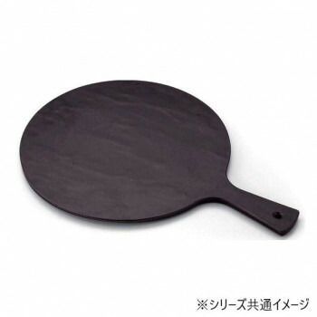 福井クラフト メラミンうちわプレート 大 黒マット 75006280