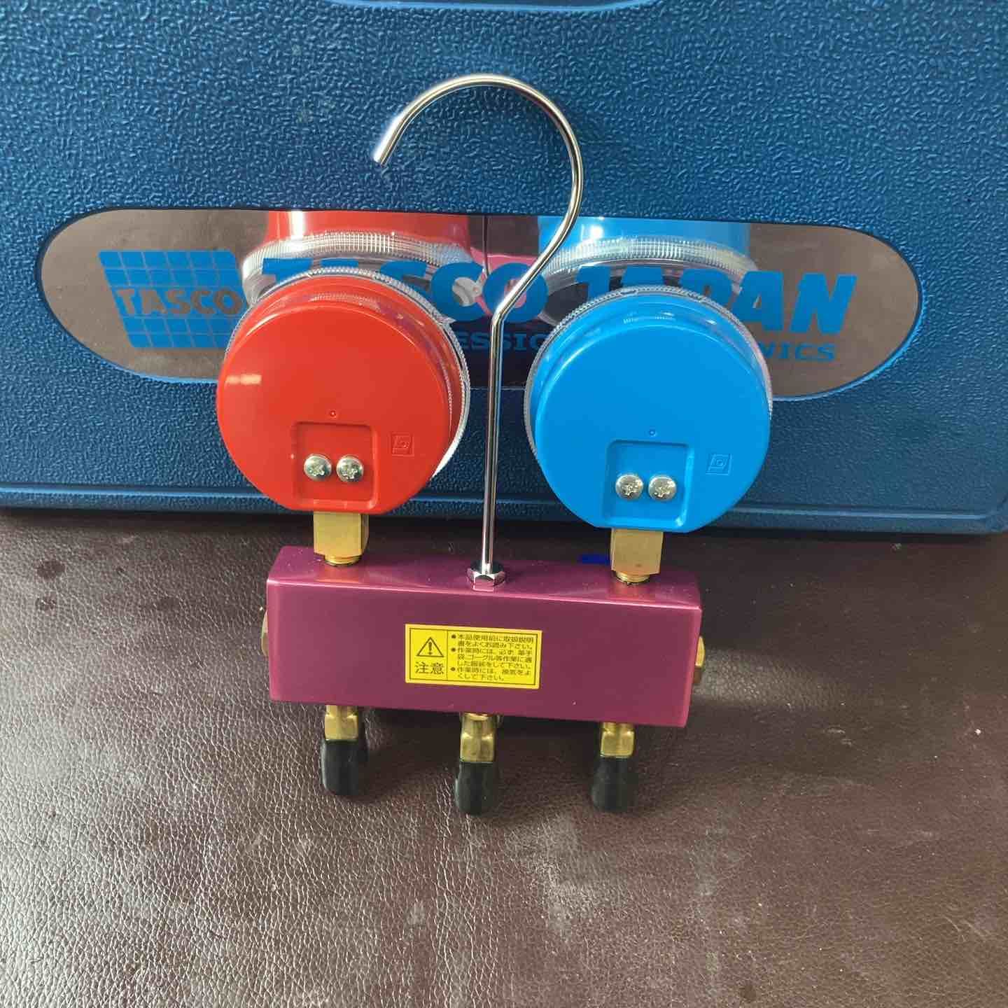  イチネンTASCO TA 122 Y R 410 Aボールバルブ式ゲージマニホールド 電圧データロガー その他 計測 検査