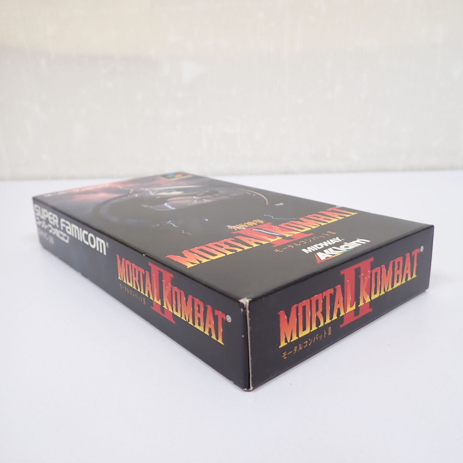 SFC モータルコンバットⅡ 究極神拳 箱 説明書 ハガキ付き