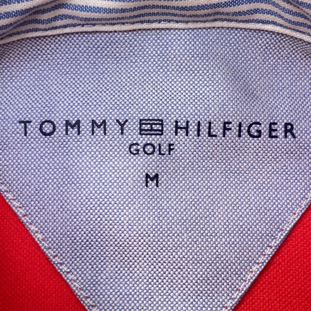 サイズ M TOMMY HILFIGER GOLF トミー ヒルフィガーゴルフ 半袖ポロシャツ アーガイル柄 レッド系 240101534840 ゴルフウェア レディース ストスト USTAUSTRALIA_COM_AU