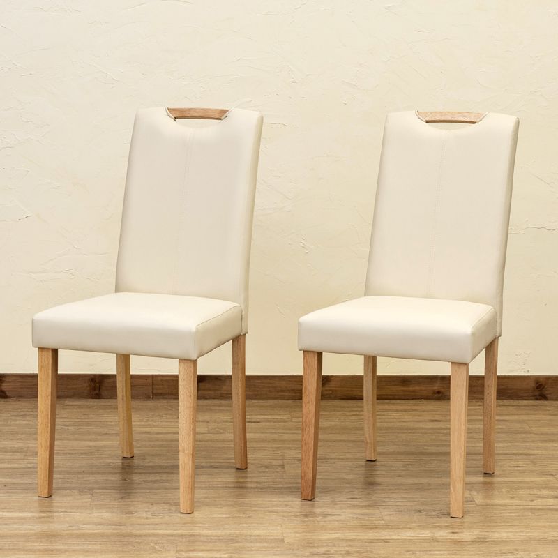 OLIVIA ダイニングチェア 2脚セット NA/WAL